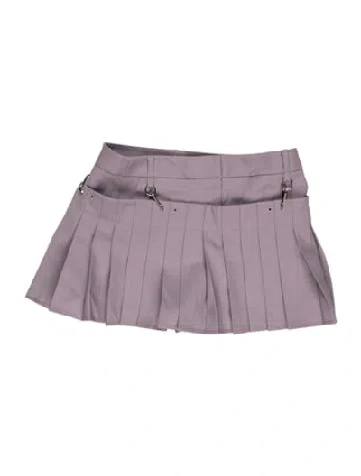 Pre-owned Tibi Wool Mini Shorts W/ Tags In Purple