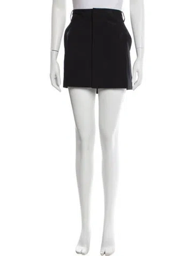 Pre-owned Tibi Wool Mini Skirt In Gray