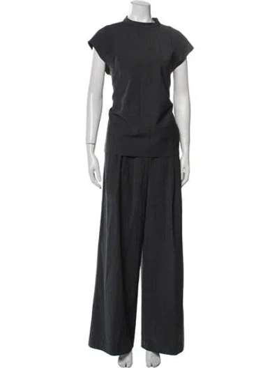 Pre-owned Tibi Wool Pant Set In Gray