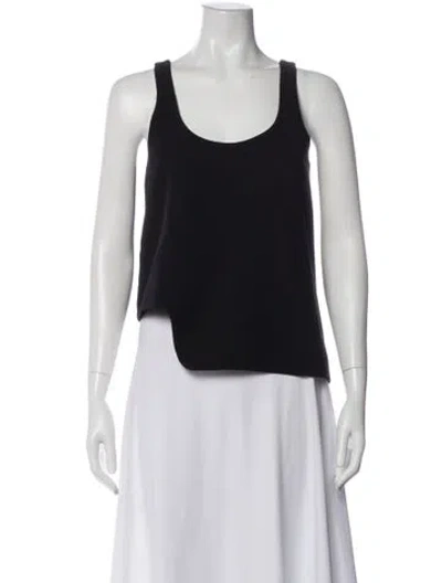 Pre-owned Tibi Wool Scoop Neck Top In Blue