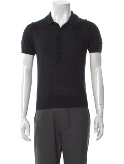 Pre-owned Tibi Wool Short Sleeve In Gray