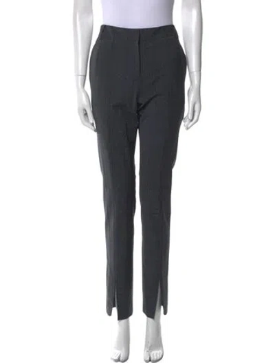 Pre-owned Tibi Wool Skinny Leg Pants In Blue