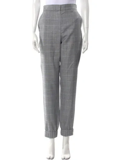 Pre-owned Tibi Wool Skinny Leg Pants In Gray