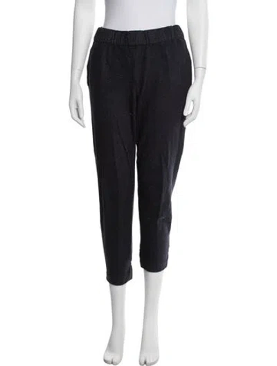 Pre-owned Tibi Wool Straight Leg Pants In Black