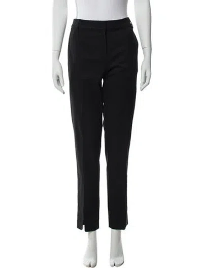 Pre-owned Tibi Wool Straight Leg Pants In Green