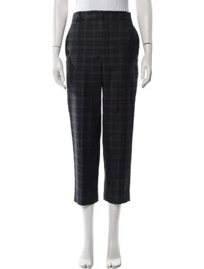 Pre-owned Tibi Wool Straight Leg Pants In Grey