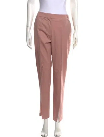 Pre-owned Tibi Wool Straight Leg Pants W/ Tags In Pink