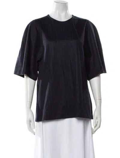 Pre-owned Tibi Wool Striped Top In Blue