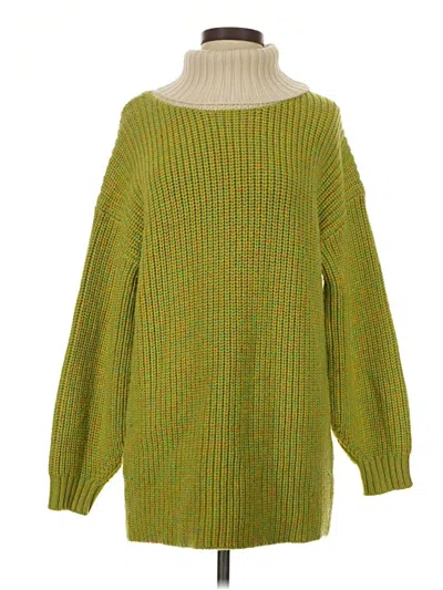 Pre-owned Tibi Wool Sweater In Green