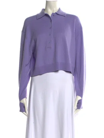 Pre-owned Tibi Wool Sweater In Purple