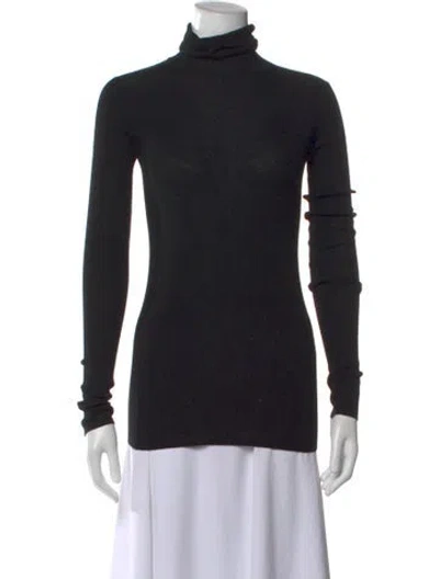 Pre-owned Tibi Wool Turtleneck Sweater In Blue