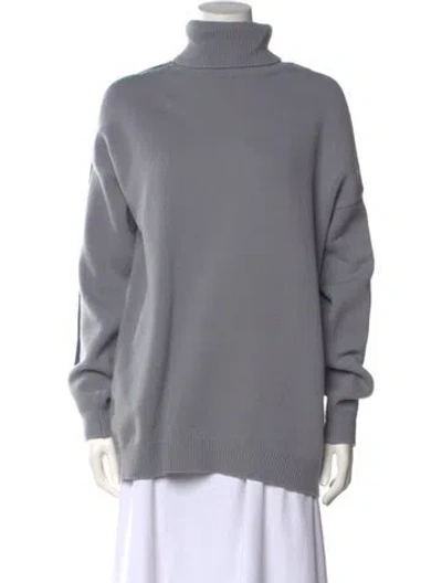 Pre-owned Tibi Wool Turtleneck Sweater In Gray