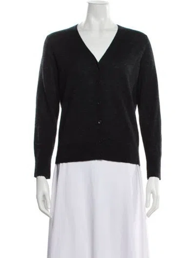 Pre-owned Tibi Wool V-neck Sweater In Black