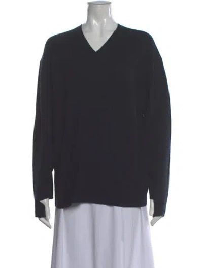 Pre-owned Tibi Wool V-neck Sweater In Gray