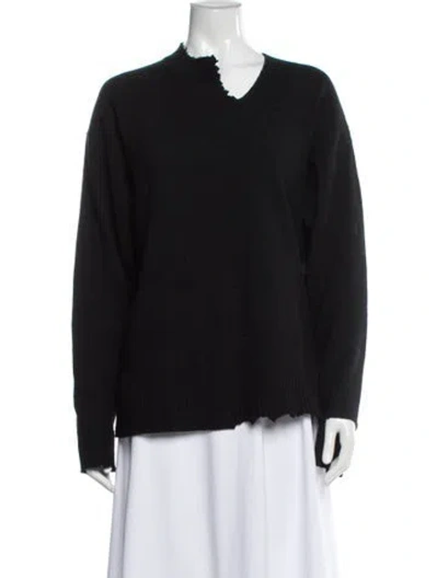 Pre-owned Tibi Wool V-neck Sweater In Multi