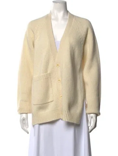 Pre-owned Tibi Wool V-neck Sweater In Neutrals