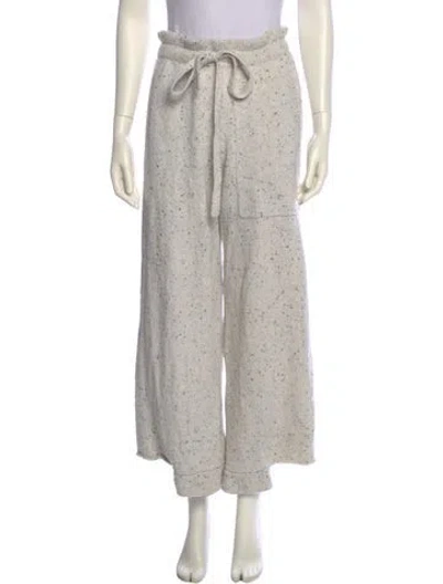 Pre-owned Tibi Wool Wide Leg Pants In Gray