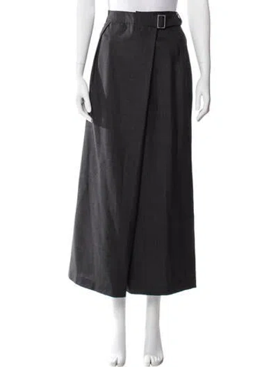 Pre-owned Tibi Wool Wide Leg Pants W/ Tags In Black