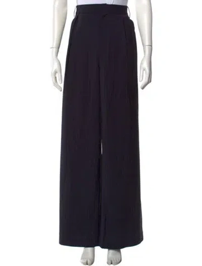 Pre-owned Tibi Wool Wide Leg Pants W/ Tags In Blue