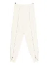 Tibi Zip-detail Track Trousers In White
