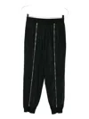 Tibi Zipper Jogger In Black