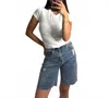 Tic Toc Alexia Baby Tee In White In White