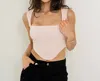 Tic Toc Alice Corset Top In Blush