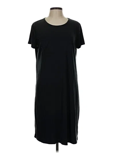 Pre-owned Tickled Teal Casual Dress In Black