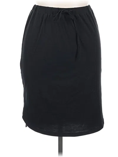 Pre-owned Tickled Teal Casual Skirt In Black