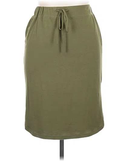 Pre-owned Tickled Teal Casual Skirt In Green