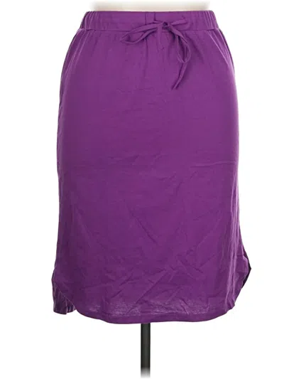 Pre-owned Tickled Teal Casual Skirt In Purple