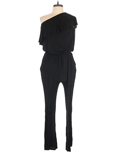 Pre-owned Tickled Teal Jumpsuit In Black