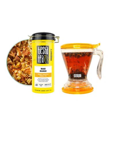 Tiesta Tea Maui Mango Loose Leaf Tea And Brewmaster Set 2 Piece