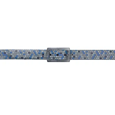 Tie-ups Men's Belt – Blue Rete