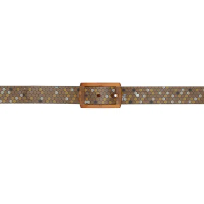 Tie-ups Men's Belt – Brown Rete