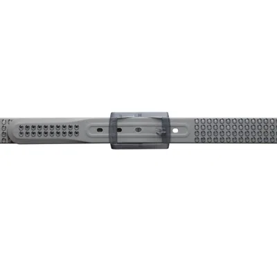 Tie-ups Men's Belt – Grey Rider Studded In Gray