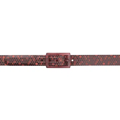 Tie-ups Men's Belt – Red Rete