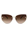 Tiffany &amp; Co. 0tf3096 Sunglasses In 62013b Pale Gold
