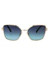 Tiffany &amp; Co. 0tf3102b Sunglasses In 62029s Pale Gold