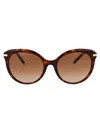 Tiffany &amp; Co. Cat-eye Frame Sunglasses In 80023b Havana