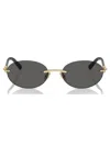 Tiffany &amp; Co. 3104d Sole Sunglasses In Gold