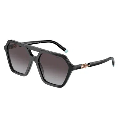 Tiffany &amp; Co. Hexagon Frame Sunglasses In 80013c