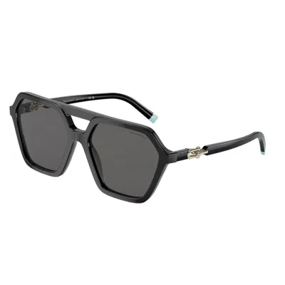 Tiffany &amp; Co. Hexagon Frame Sunglasses In 8001s4