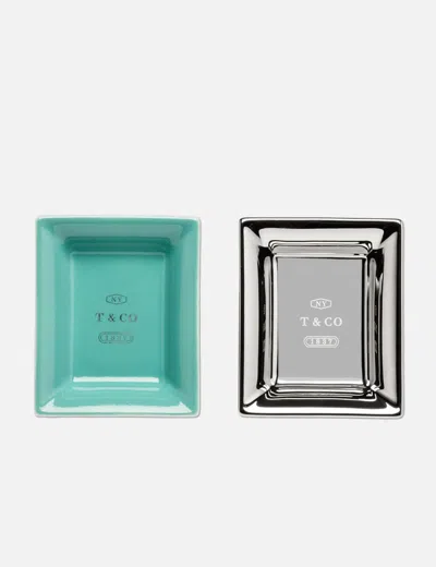 Tiffany &amp; Co. Porcelain Poche Tray Set In Green
