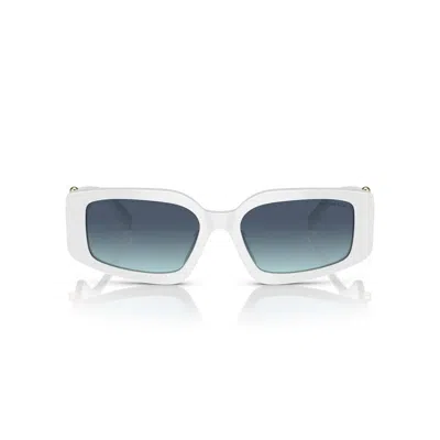 Tiffany &amp; Co. Sunglasses In Bianco/blu Sfumato