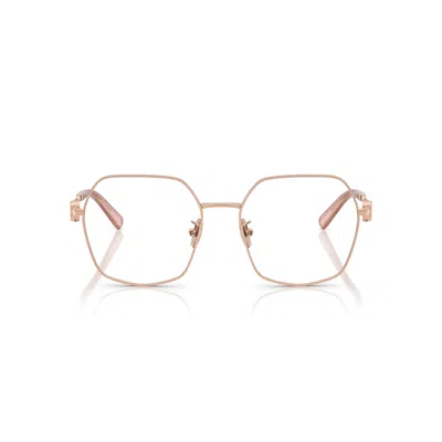 Tiffany & Co 0tf1165bd Rose Gold Metal Frame Sunglasses In White