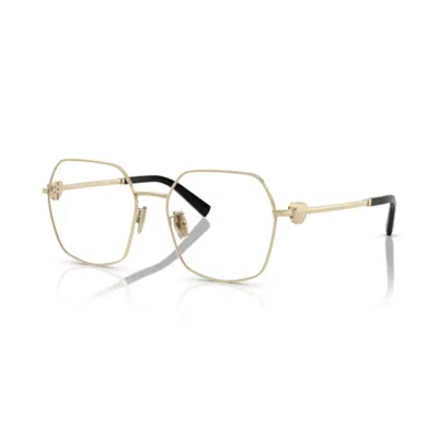 Tiffany & Co 0tf1165bd Rose Gold Metal Frame Sunglasses With Square Lenses In Neutral