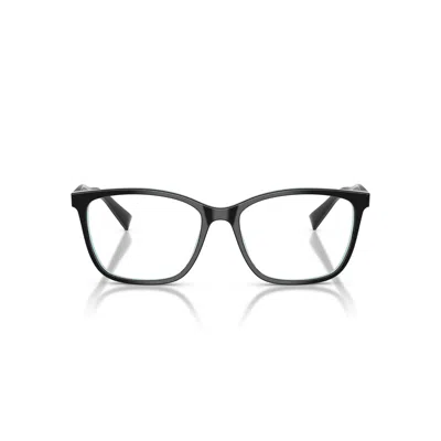 Tiffany & Co 0tf2175 Rectangular Two-tone Eyeglasses In Multi