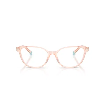 Tiffany & Co 0tf2223b Translucent Light Pink Cat-eye Eyeglasses