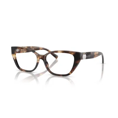 Tiffany & Co 0tf2259 Classic Cat-eye Tortoiseshell Acetate Eyewear In White